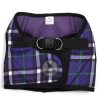 Harnesses The Worthy Dog | Sidekick Printed Purple Plaid Harness