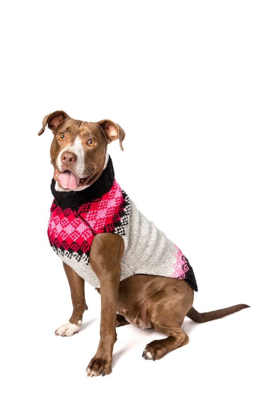 Pet Apparel (Continued) Chilly Dog | Pink Diamonds Wool Dog Sweater