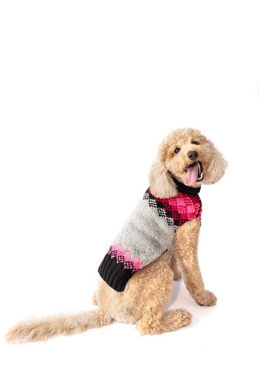 Pet Apparel (Continued) Chilly Dog | Pink Diamonds Wool Dog Sweater