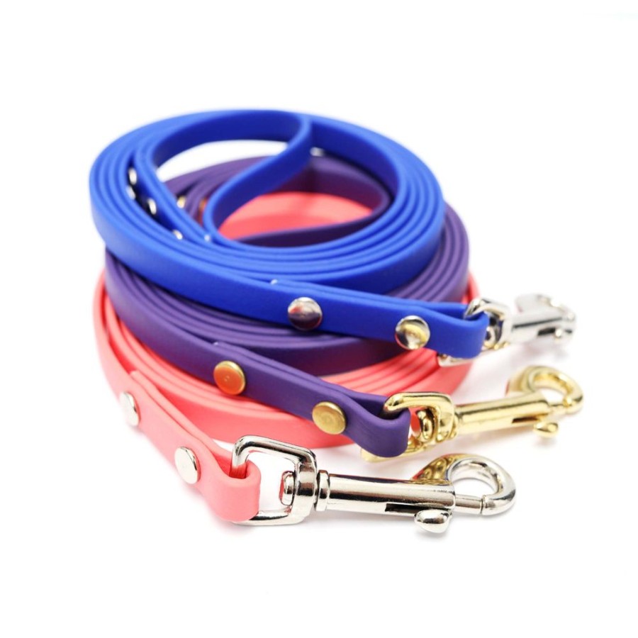 Collars, Leads & Accessories Mimi Green | Waterproof Biothane Small Dog Or Toy Dog Leash 3/8 Width (23 Colors)