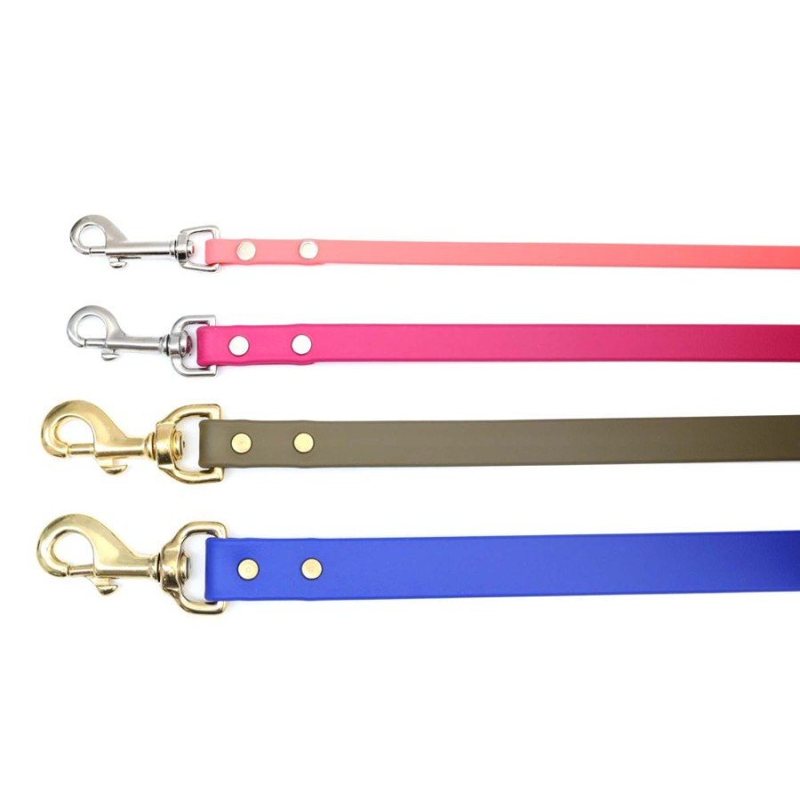 Collars, Leads & Accessories Mimi Green | Waterproof Biothane Small Dog Or Toy Dog Leash 3/8 Width (23 Colors)