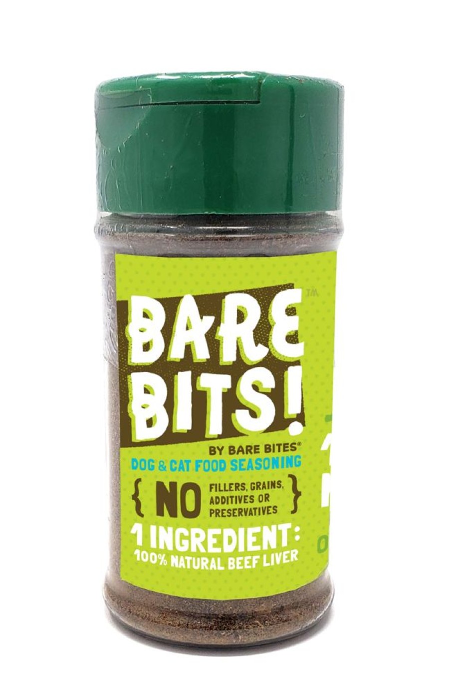 Pet Food Bare Bites | Bare Bits Beef Liver Food Topping - 3 Oz. Shaker - Item# 27041