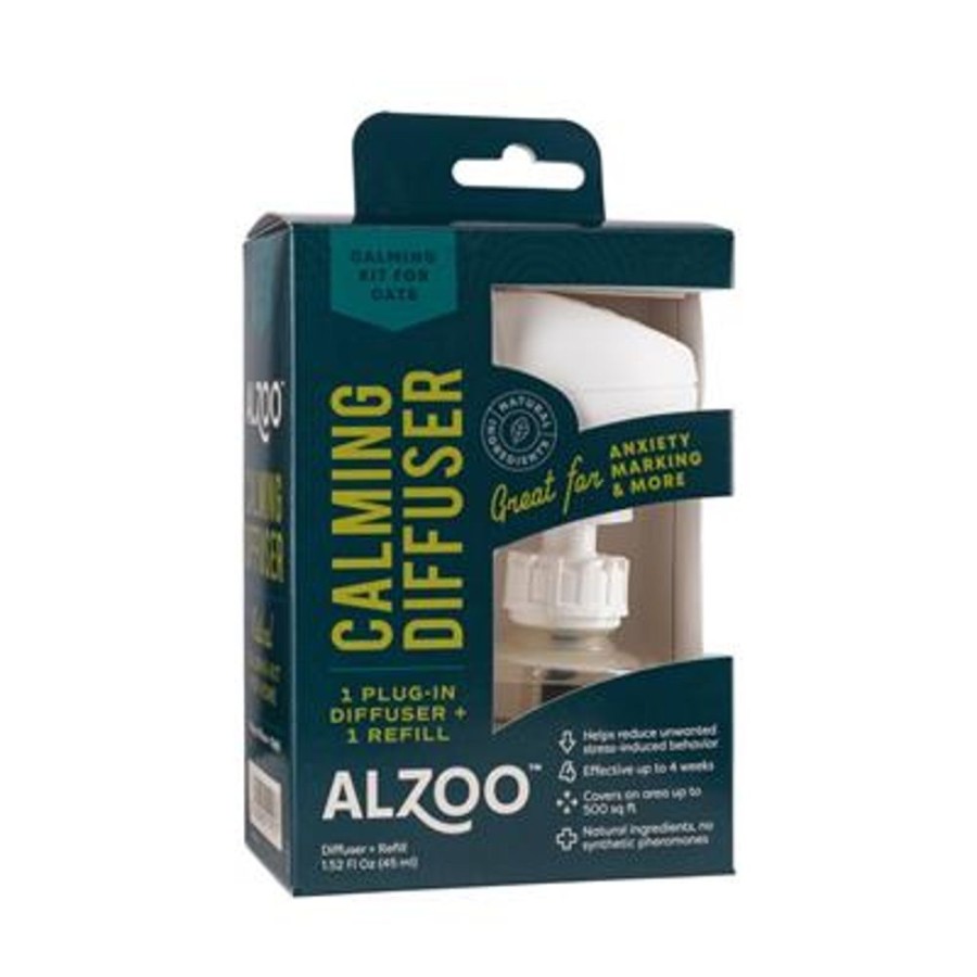 Health & Safety ALZOO | Alzoo Plant-Based Calming Plug-In+Refill Cat