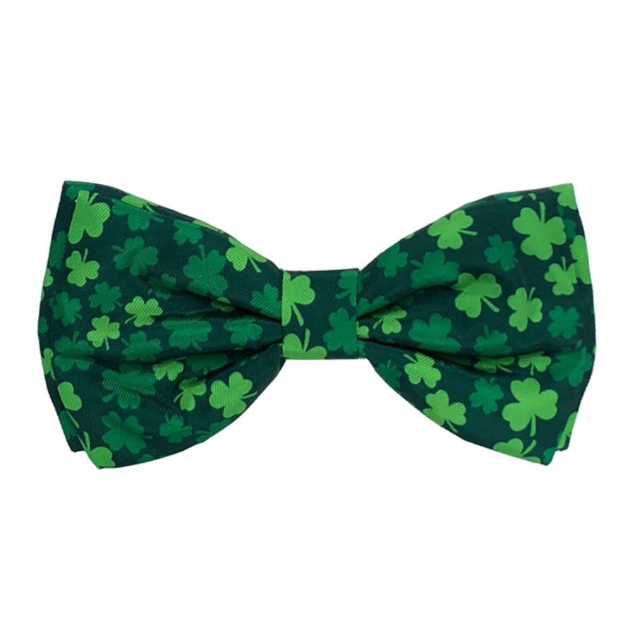 Collars, Leads & Accessories Huxley & Kent® | Lucky Shamrock Bow Tie