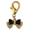 Collars, Leads & Accessories Dog Squad | Black Parisian Bow Dog Collar Charm