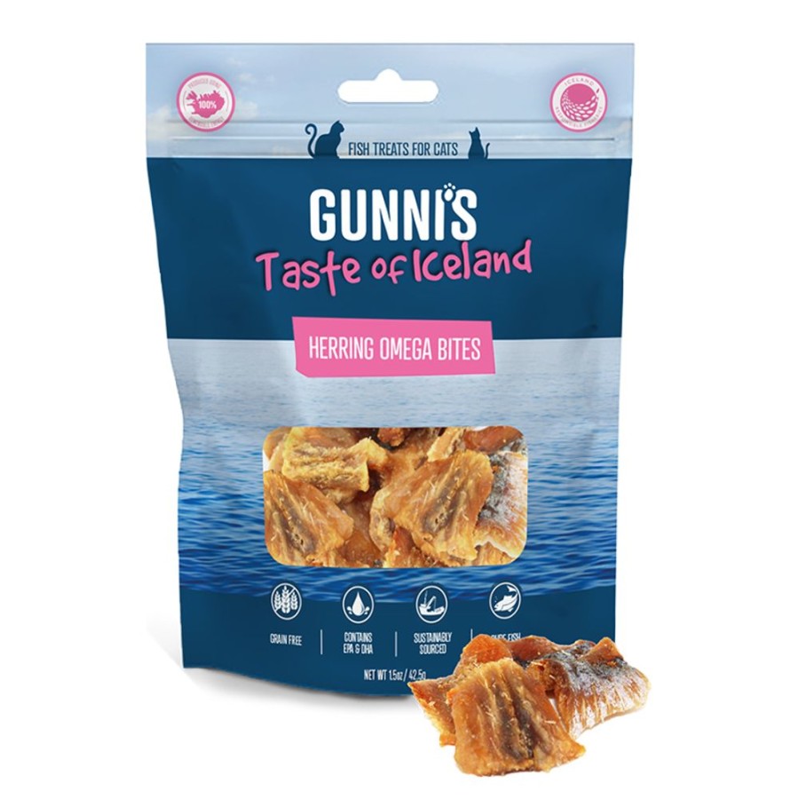 For Cats & Other Critters Gunni's Pet | Gunni'S Cat Herring Meat Bites 1.5Oz By Gunni'S Pet Treats