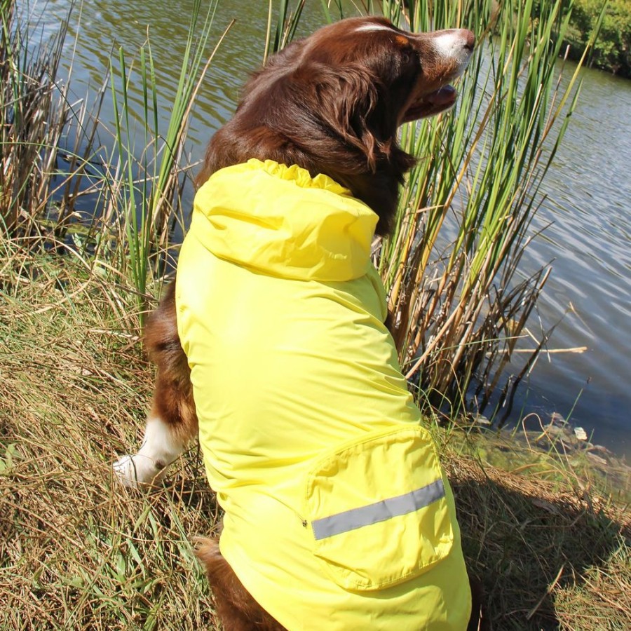 Pet Apparel Doggie Design, Inc. | Packable Raincoat - Yellow