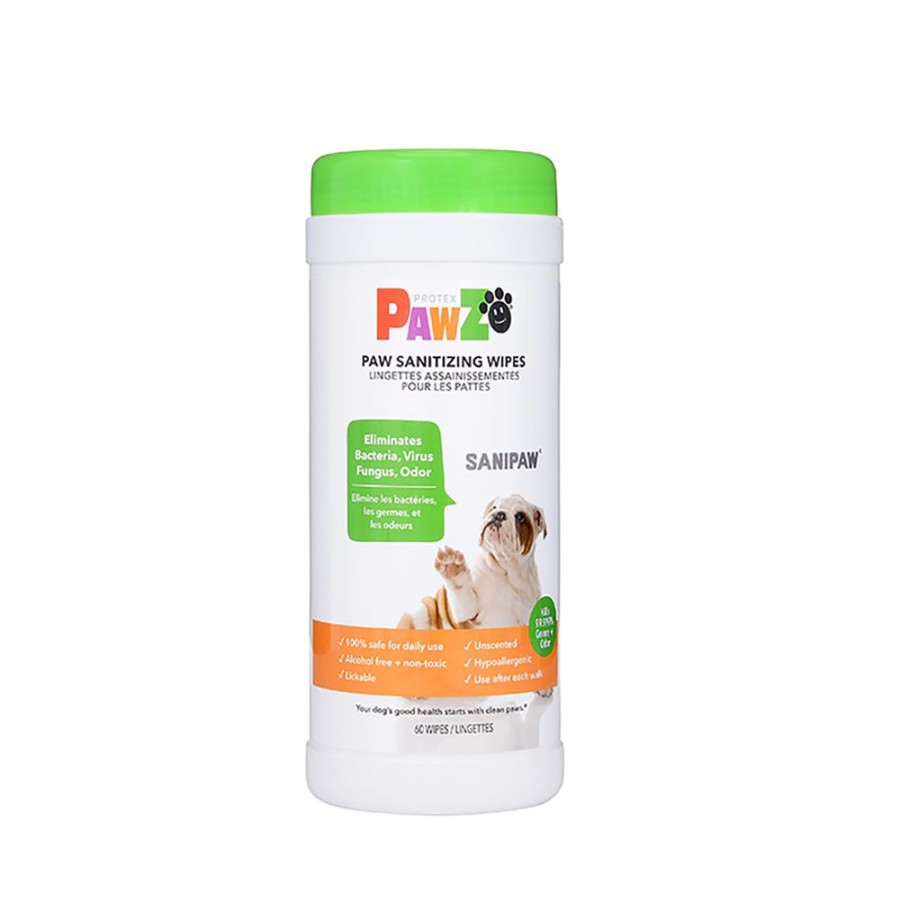 Grooming & Shampoos PawZ Dog Boots | Pawz Sanipaw - Wipes 60 Ct.