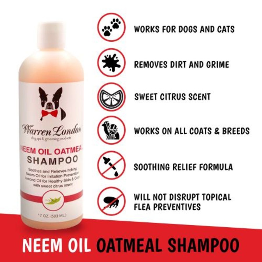 Grooming & Shampoos Warren London | Neem Oatmeal Flea Shampoo By Warren London