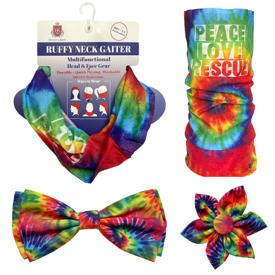 Collars, Leads & Accessories Huxley & Kent® | Woodstock Tie Dye Pinwheel