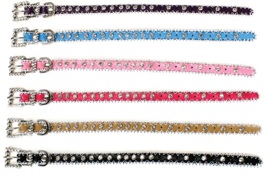 Collars, Leads & Accessories Canine Brands | Bling Dog Collar - Pink