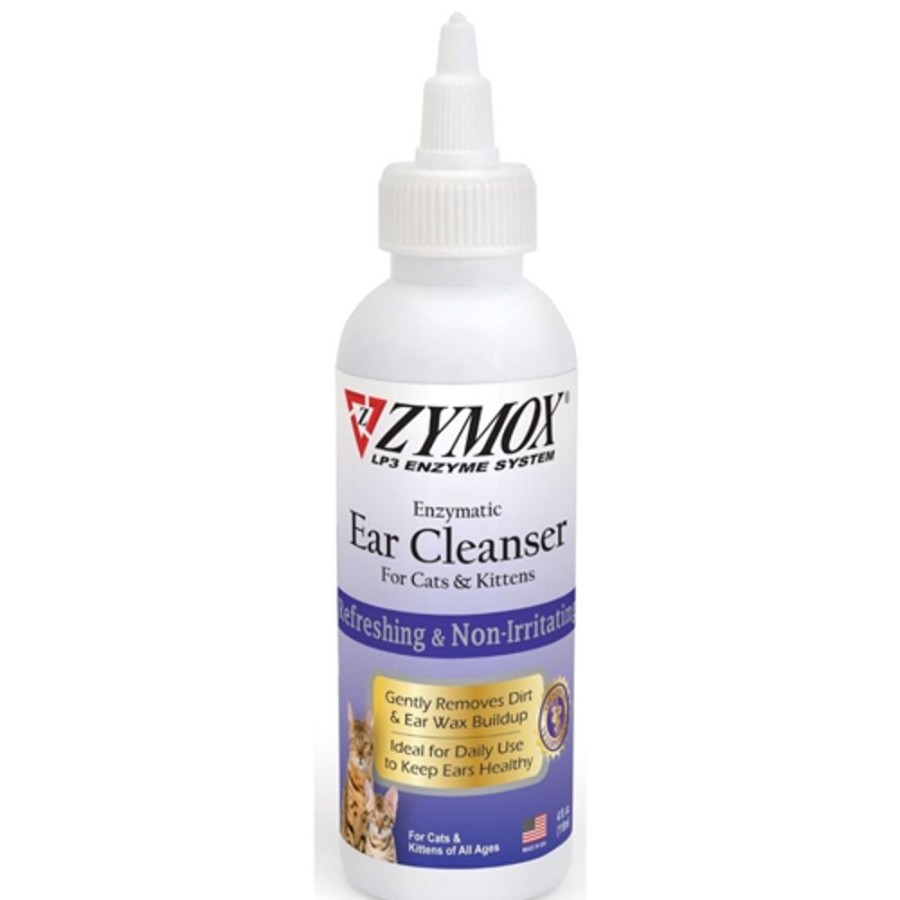 Health & Safety Zymox | Zymox Enzymatic Ear Cleanser For Cats Kittens 1Ea/4Oz.