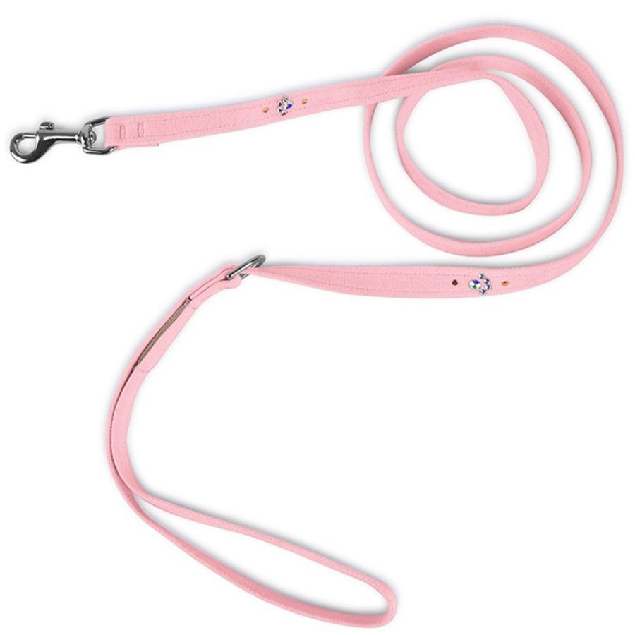 Collars, Leads & Accessories Susan Lanci Designs, Inc. | Crystal Paws Ultrasuede Leash