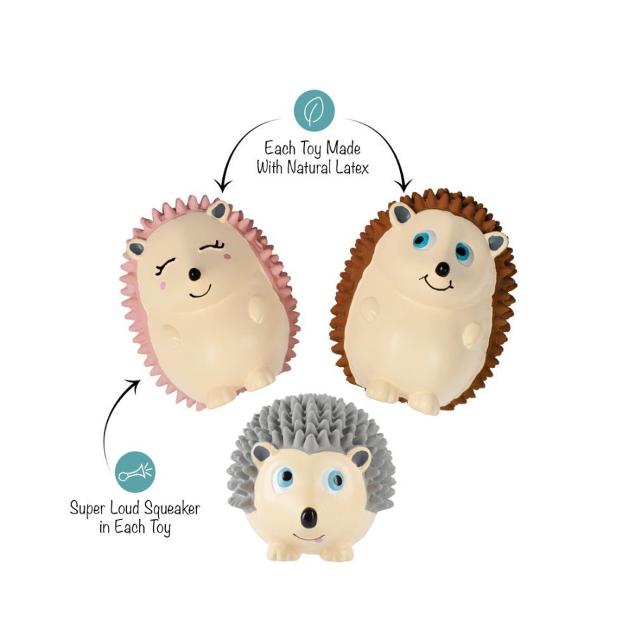 Toys & Playthings PetShop by Fringe Studio | On A Roll Small Latex Dog Toys Set Of 3