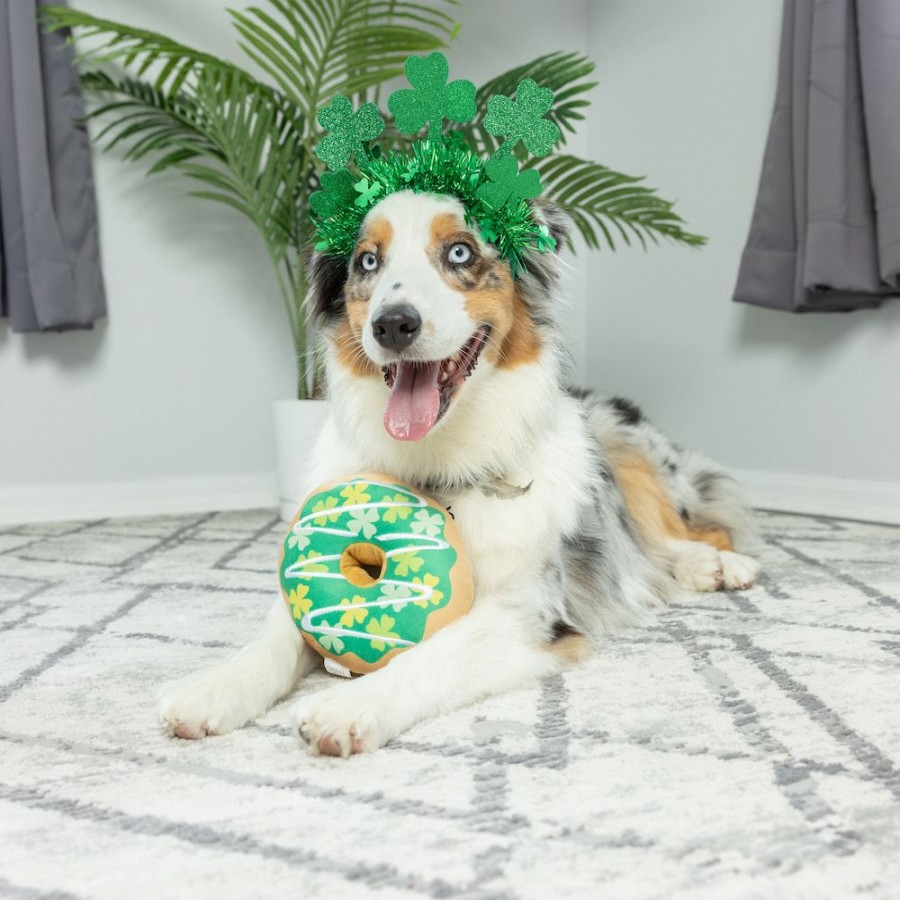 Toys & Playthings Huxley & Kent® | Shamrock Donut Dog Toy