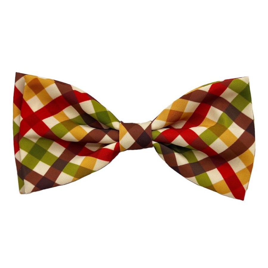 Special Occasion & Holiday Huxley & Kent® | Harvest Check Bow Tie