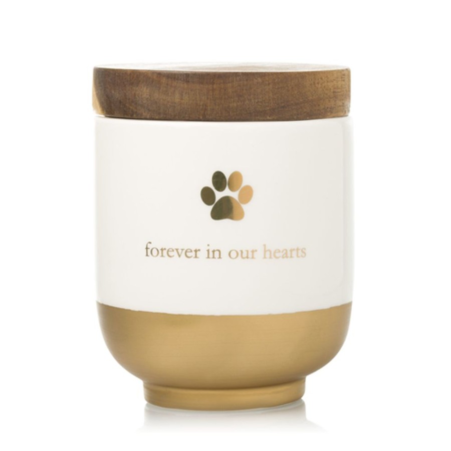 Special Occasion & Holiday Pearhead™ | Pet Ceramic Urn, Gold